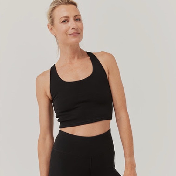 Pact Ribbed Bra Top Small - Picture 1 of 6